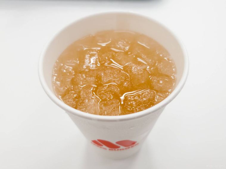 モスバーガーぶどうとりんごのスパークリングサングリアノンアルコール