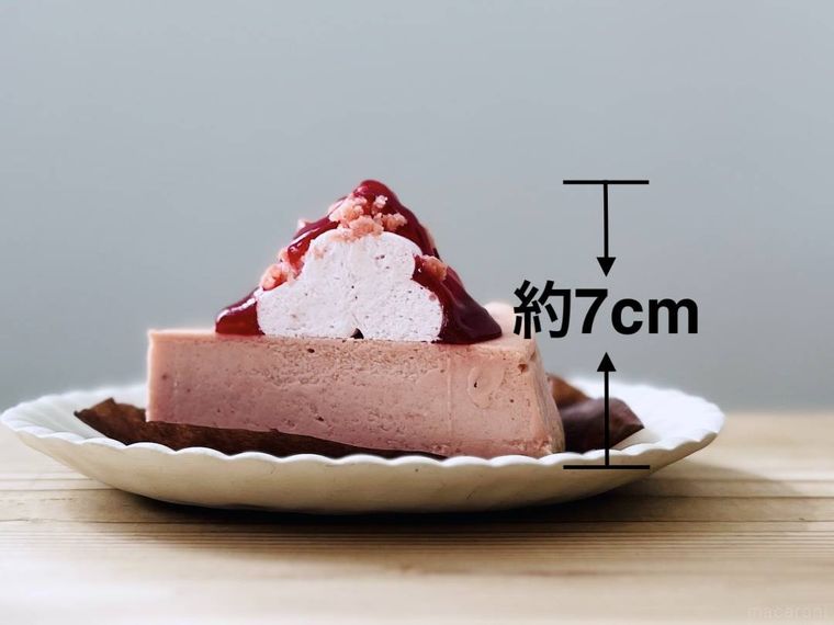 スターバックスのストロベリーチーズケーキ