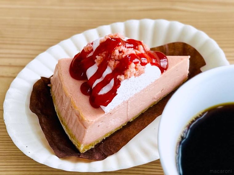 スターバックスのストロベリーチーズケーキ