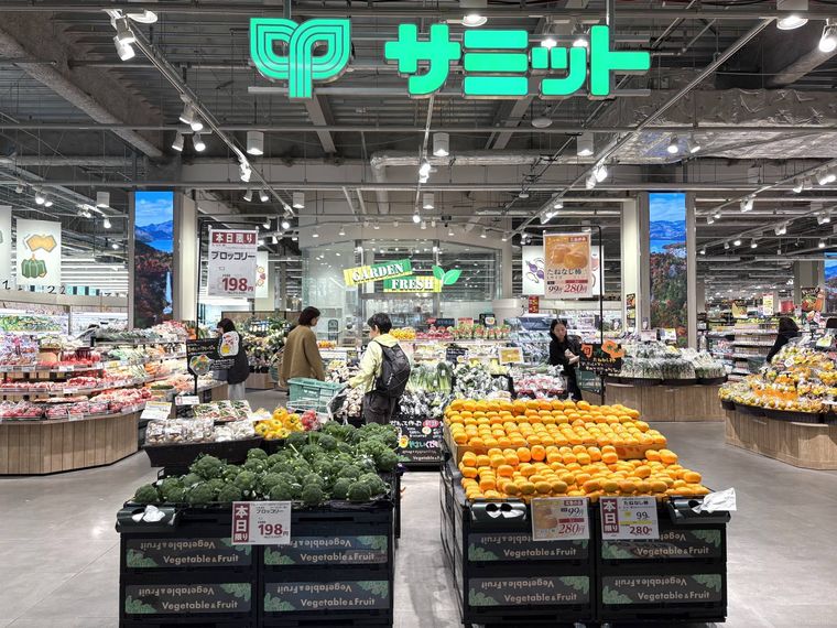 サミット ららテラス HARUMI FLAG店入り口