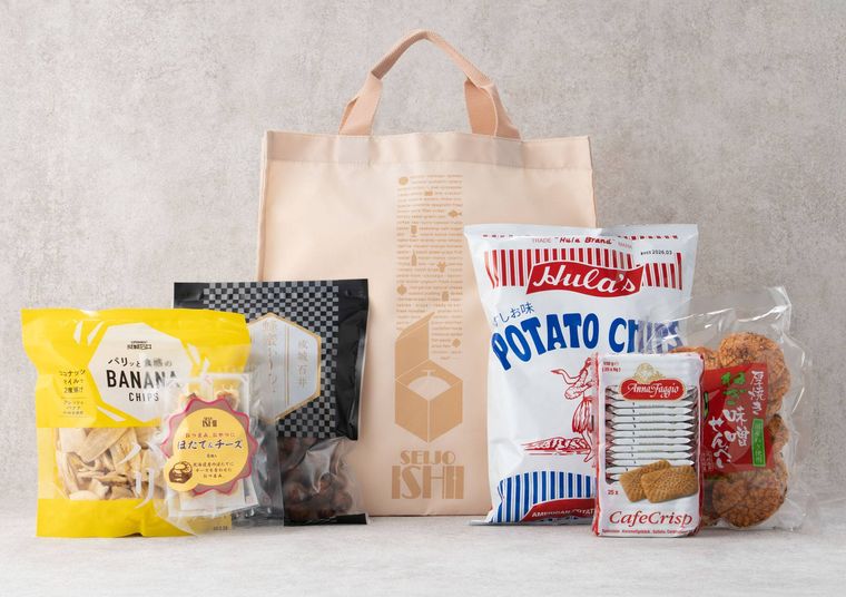 成城石井 ショッピングバッグ ライトシナモンと6種類のお菓子
