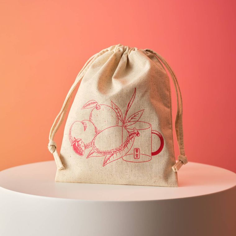 ゴンチャのオリジナル巾着