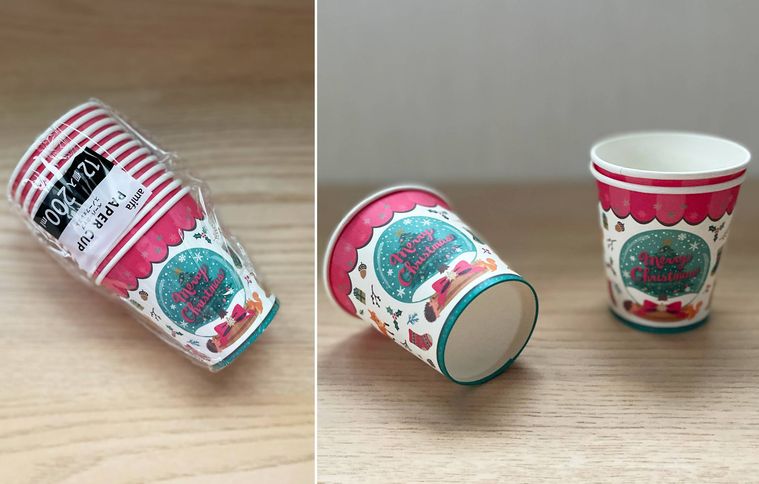 キャンドゥの ペーパーカップ スノーフォレスト