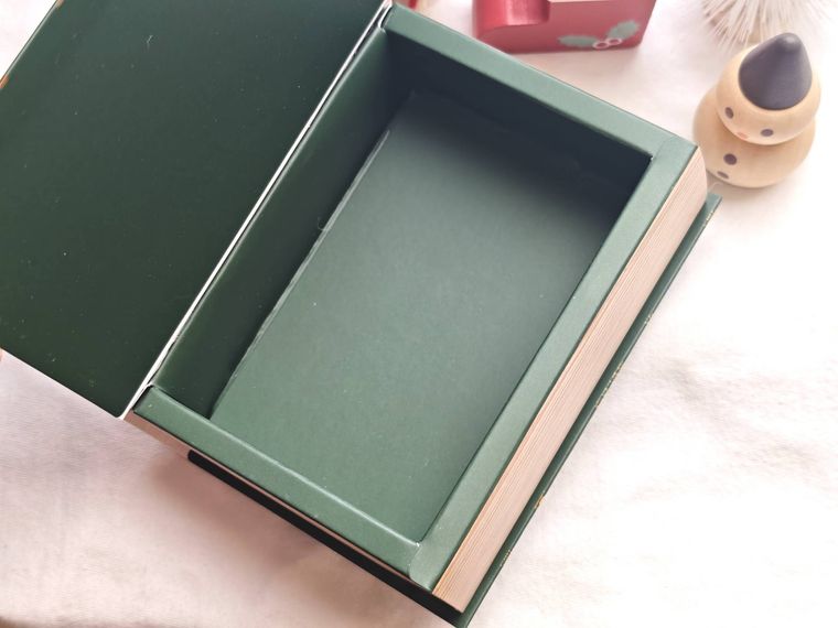 ブック型ボックス S ナチュラルクリスマス