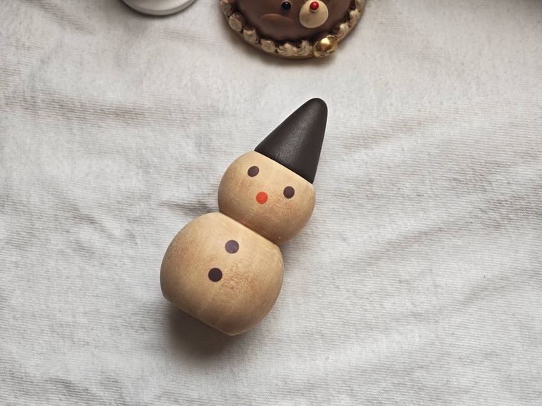 ウッドオブジェ スノーマン