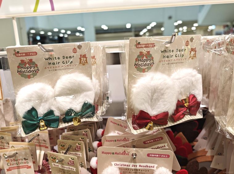 ホワイトペア ヘアクリップ