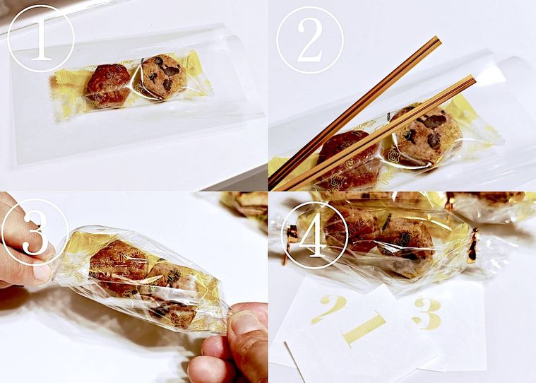 キャンディ風のアドベントカレンダーの作り方