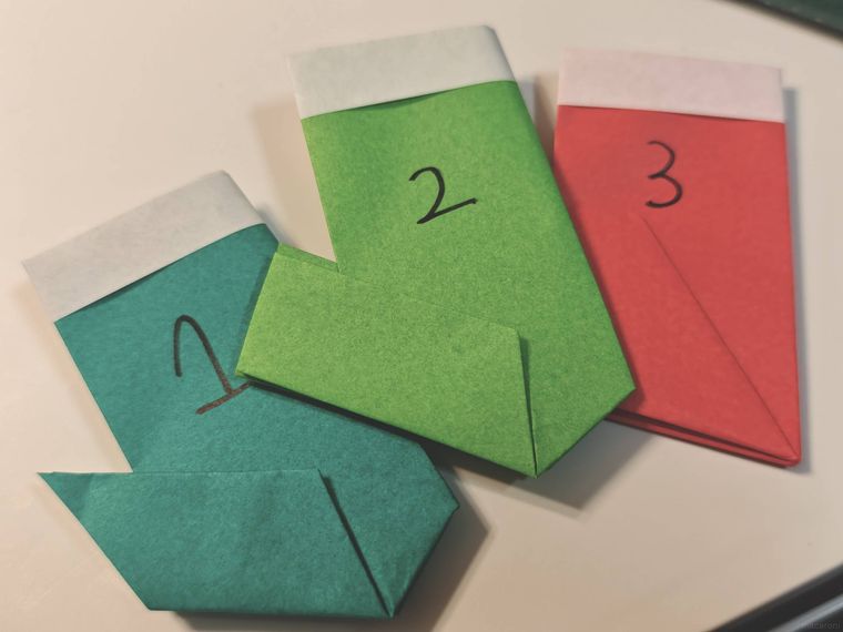 サンタブーツのアドベントカレンダー