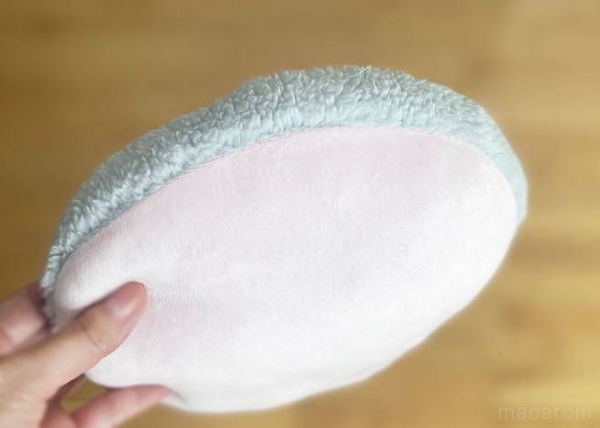 マカロンクッションの裏側