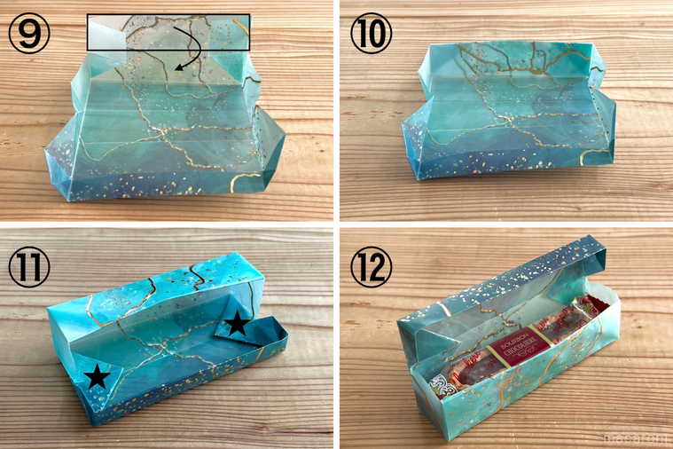 折り紙ギフトボックスの作り方