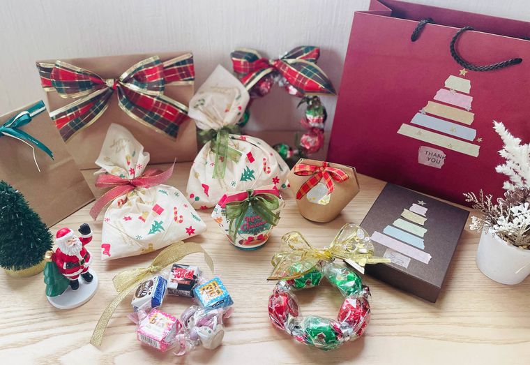 クリスマスのラッピングが大集合