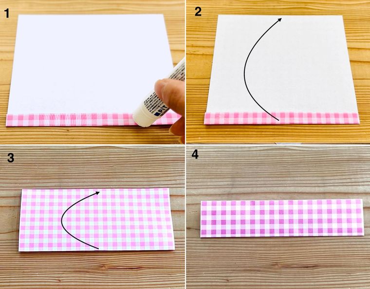 キャンディラッピングの手順をコラージュで紹介