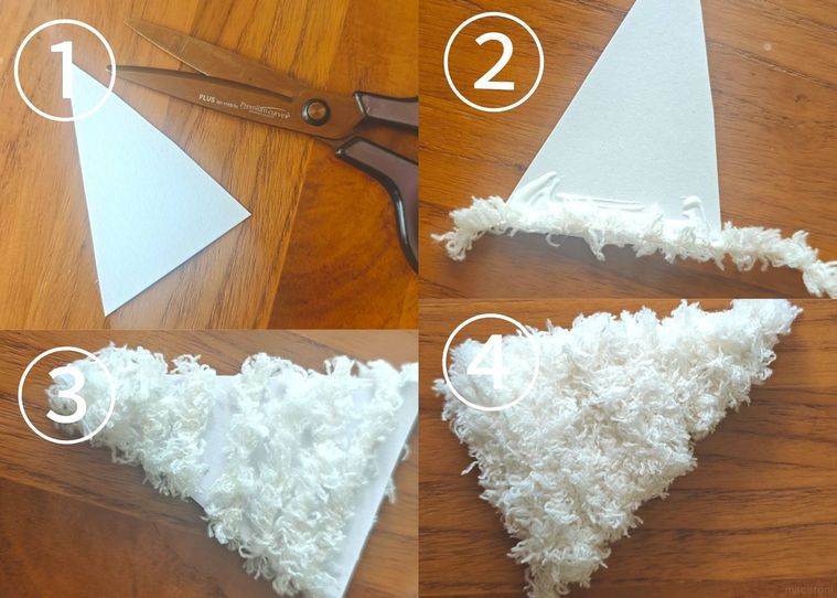 子どもと簡単に楽しめるホワイトツリーの作り方