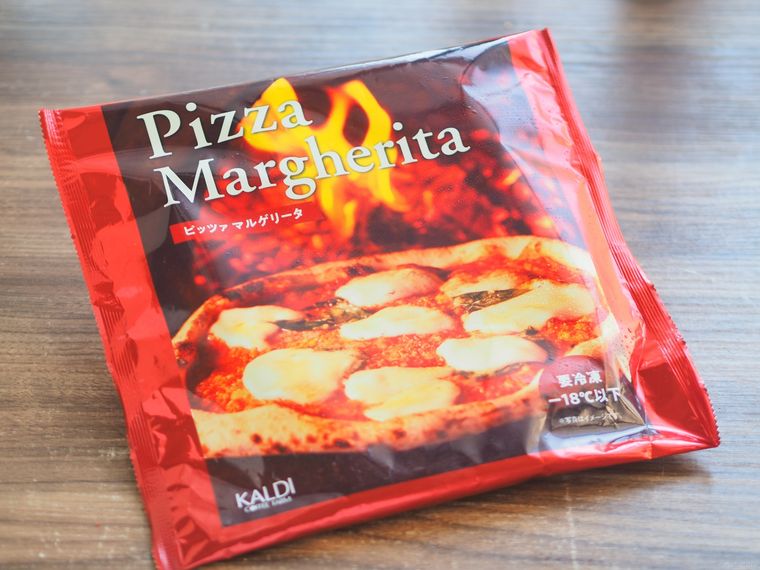 ピッツァ マルゲリータのパッケージ