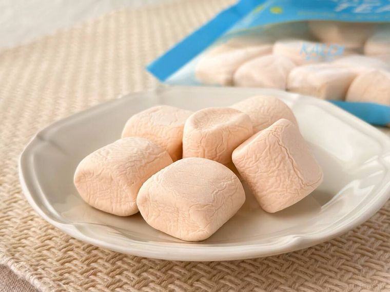 パッケージから取り出したカルディオリジナル マシュマロ アールグレイティー 90g