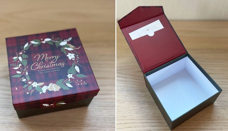 ダイソーのミニギフトボックス