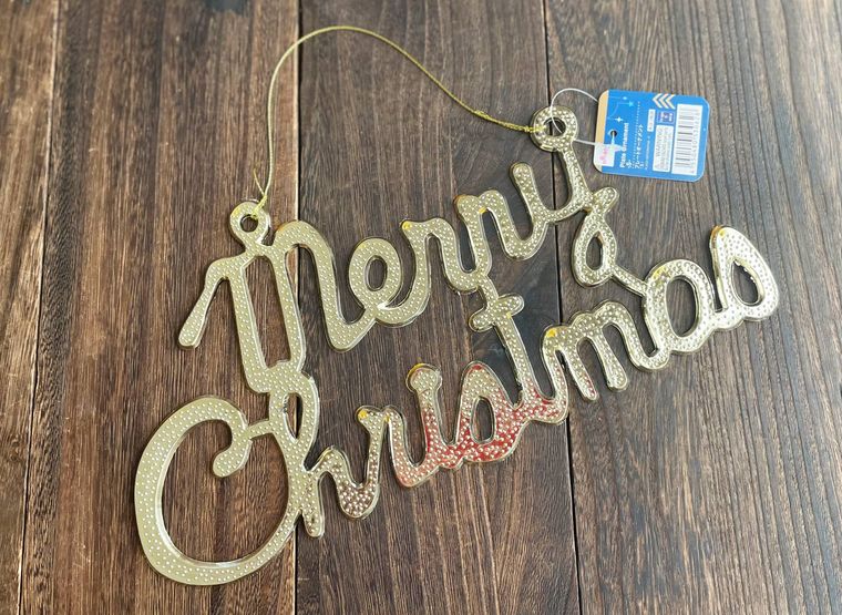 ダイソーのプレートオーナメント