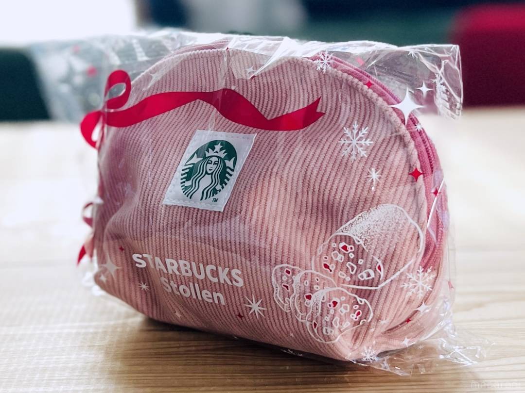スタバの冬限定シュトーレンが買い！2025年はピンクのポーチ付きで