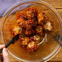 作り方 パプリカと豚こま肉のヤンニョムから揚げ