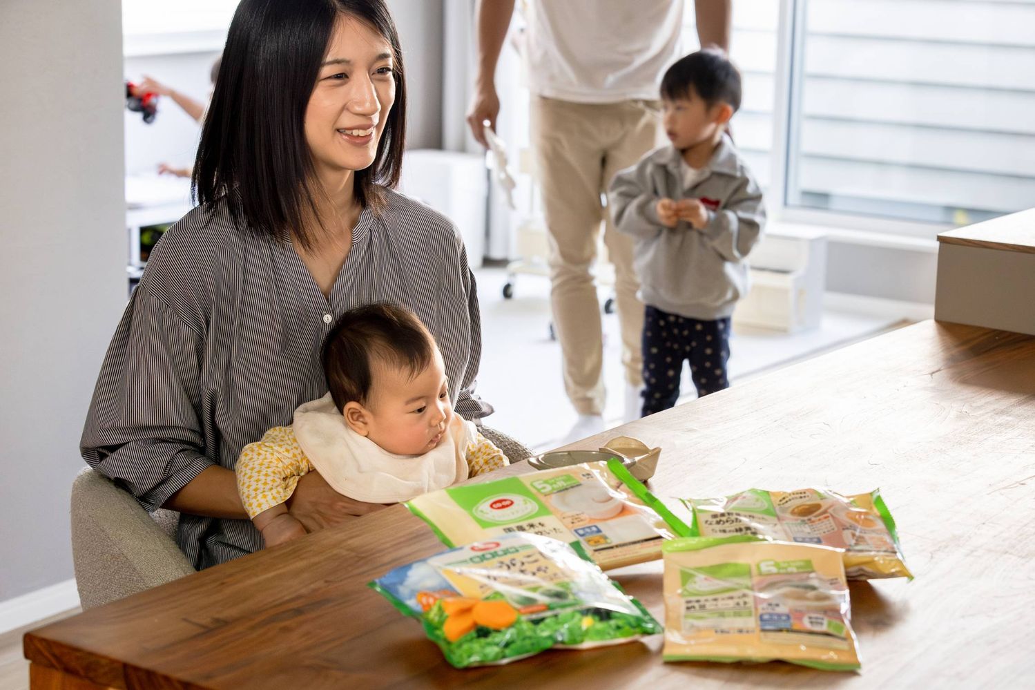 お母さんと赤ちゃん