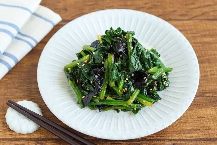 ほうれん草の海苔ナムル