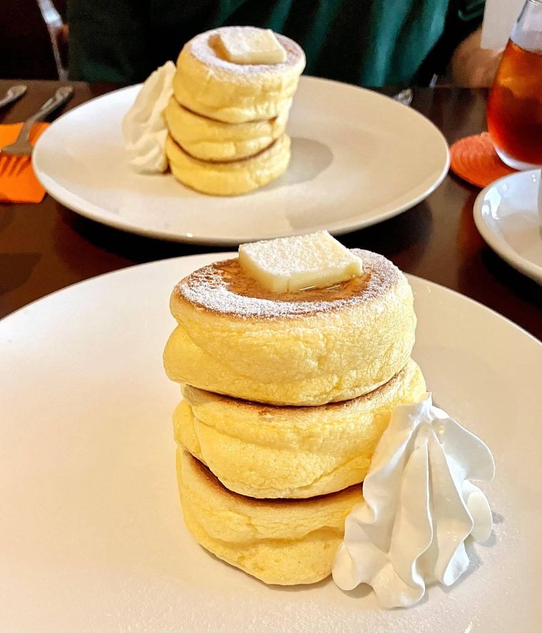 ラ プルマン カフェのパンケーキ