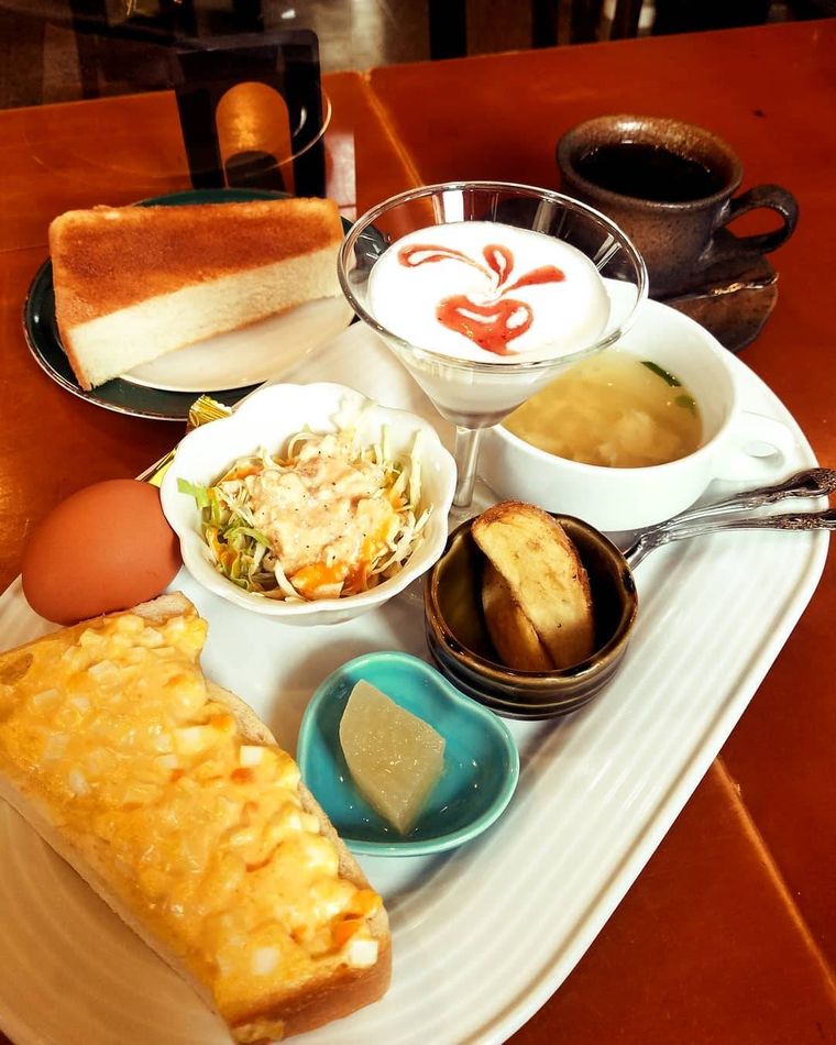 喫茶ラヴァーレのモーニング