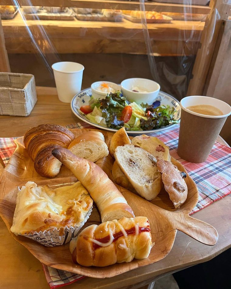 ブーランジェリー・アンプのモーニングセット