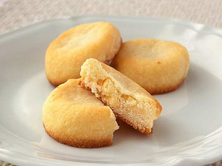 カントリーマアムミルキー味の断面の様子