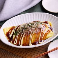 千切りキャベツだけとん平焼き風