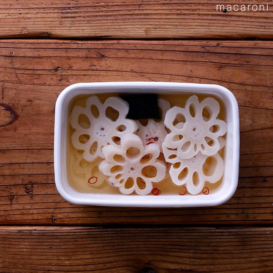 花れんこんの甘酢漬け - macaroni