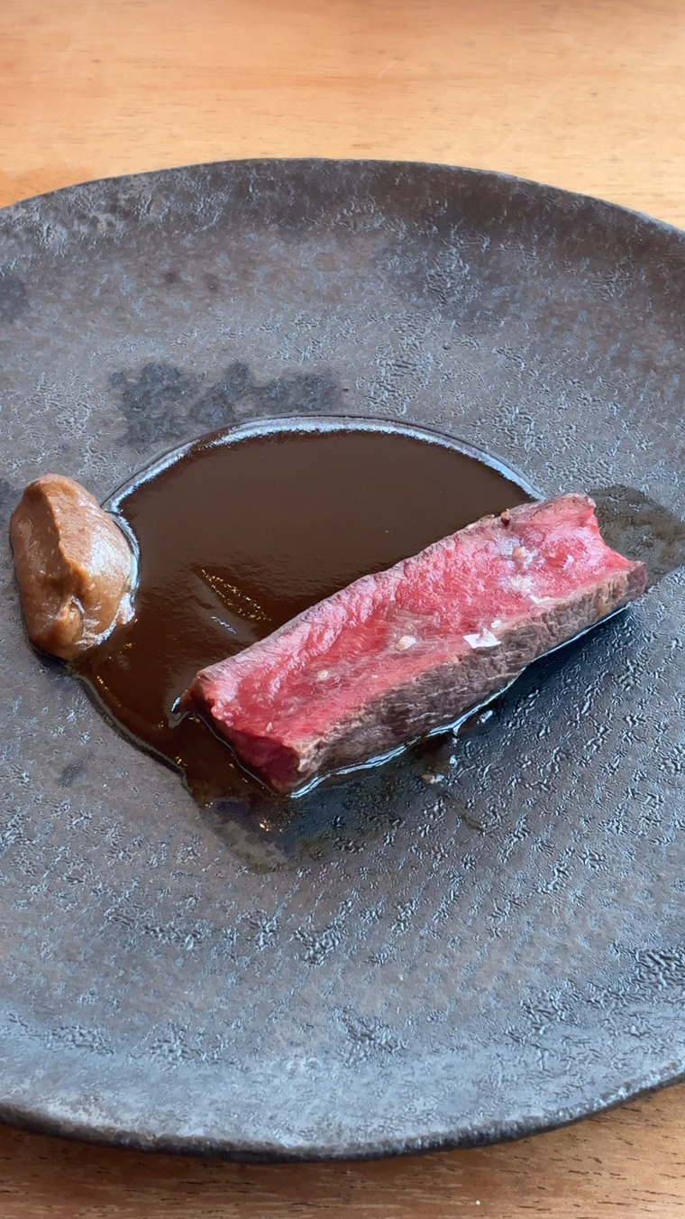 鹿肉のロースト