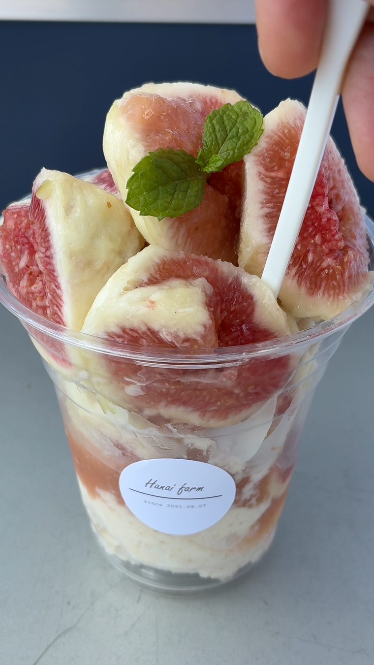 いちじくのパフェ