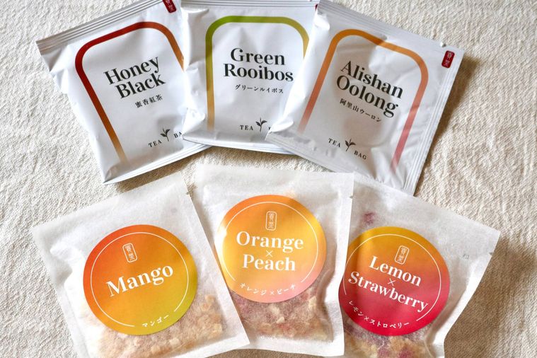 福袋に入っているフルーツティーアソート