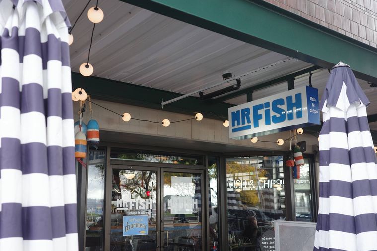 フィッシュチップスの店