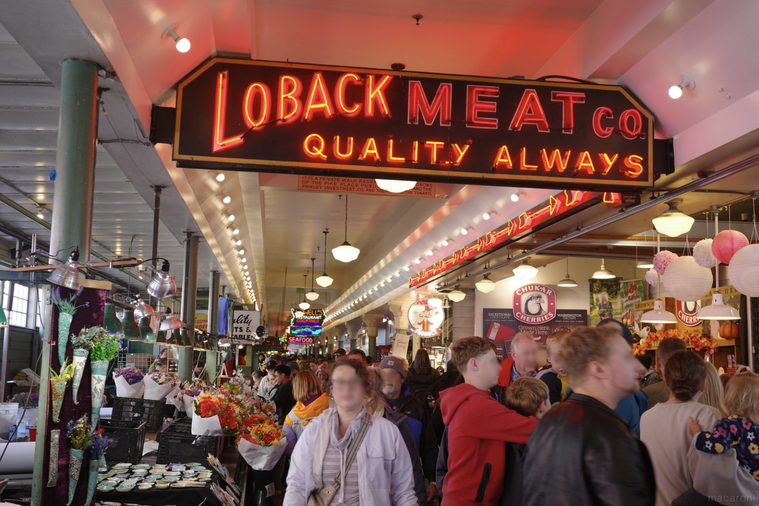 マーケットの様子