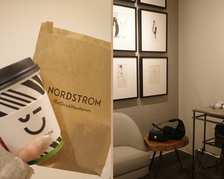 カップを持っている