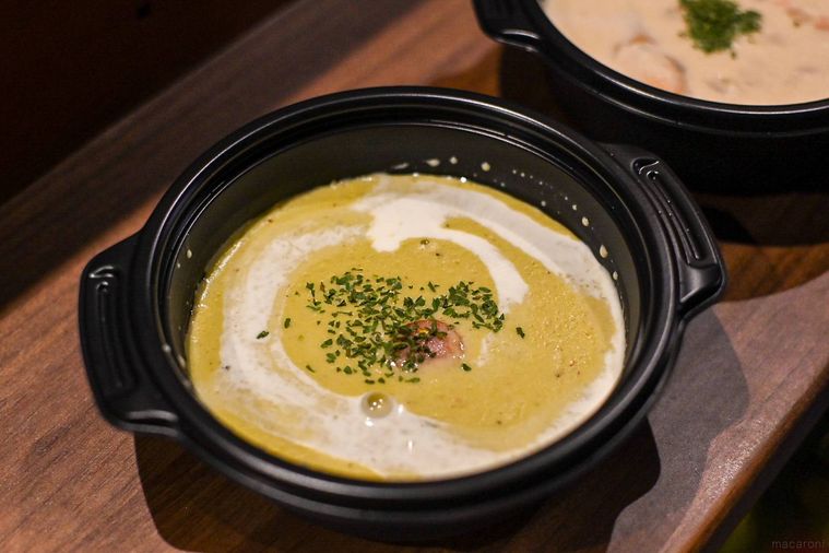 スープのアップ