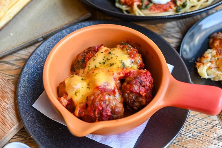 豚肉団子のアップ