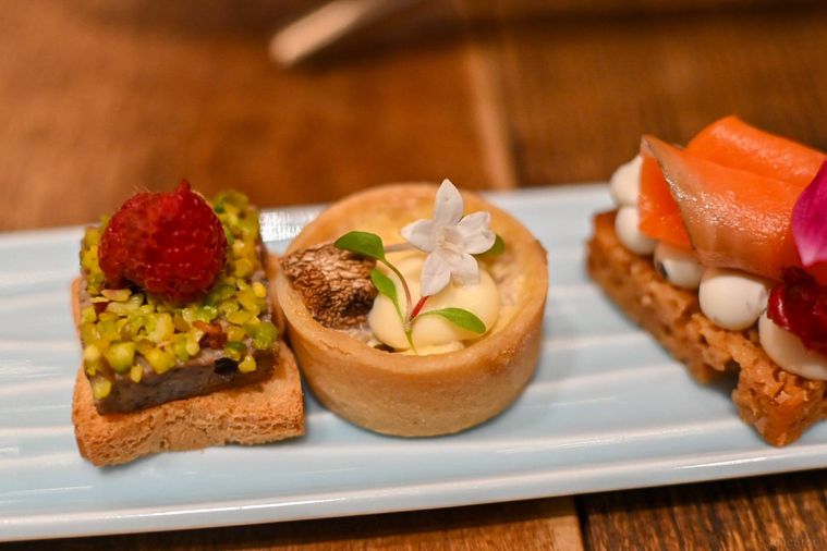 タルトのアップ