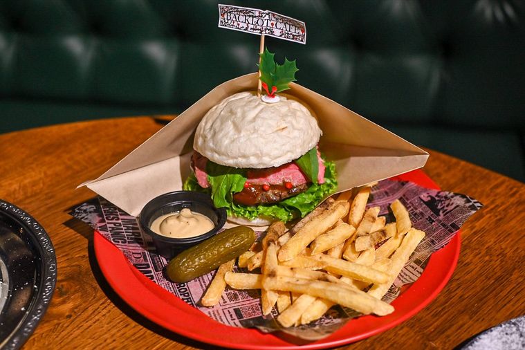 バーガーのアップ