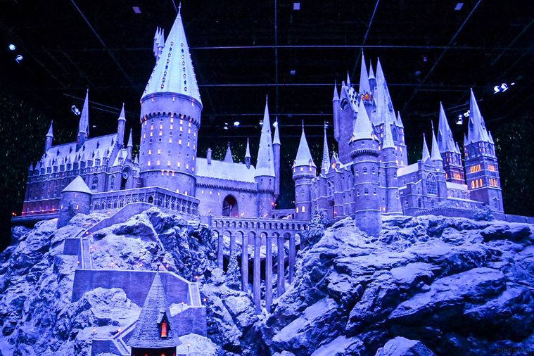 ホグワーツ城の模型