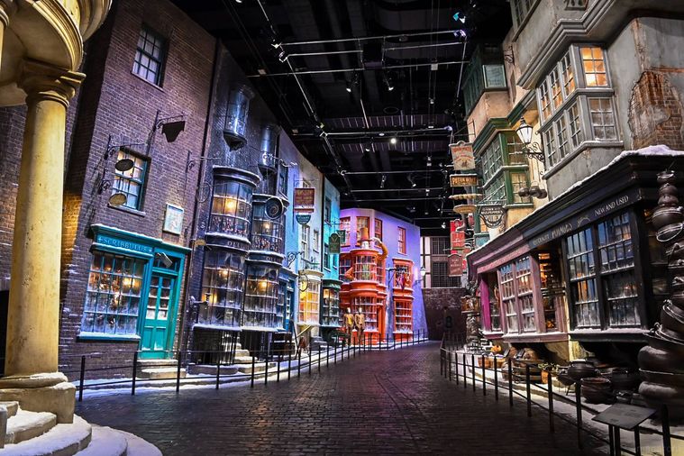 冬景色のダイアゴン横丁