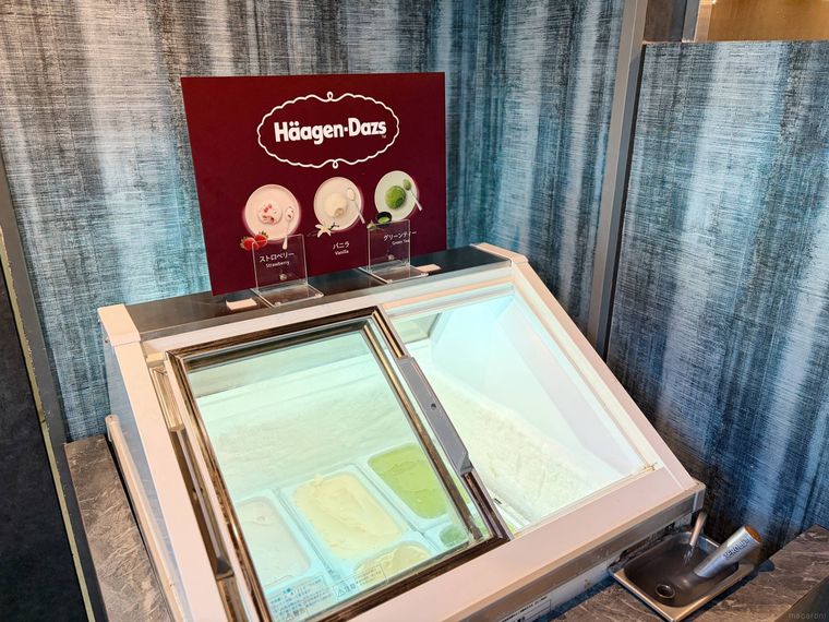 ハーゲンダッツ アイスクリームのショーケース