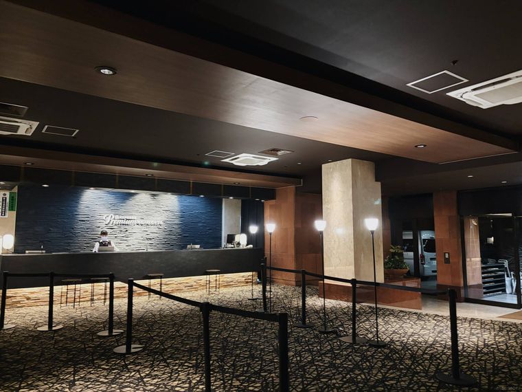 大江戸温泉物語Premium 鬼怒川観光ホテルの受け付け