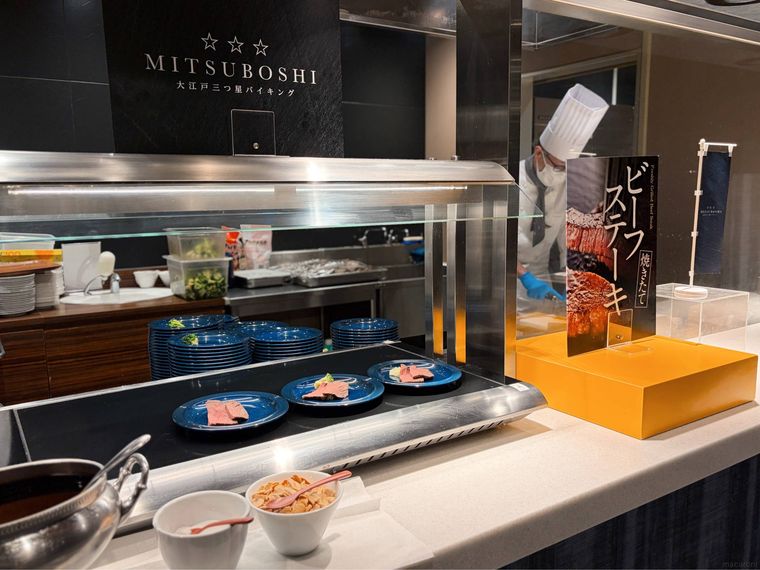 バイキングのライブキッチン