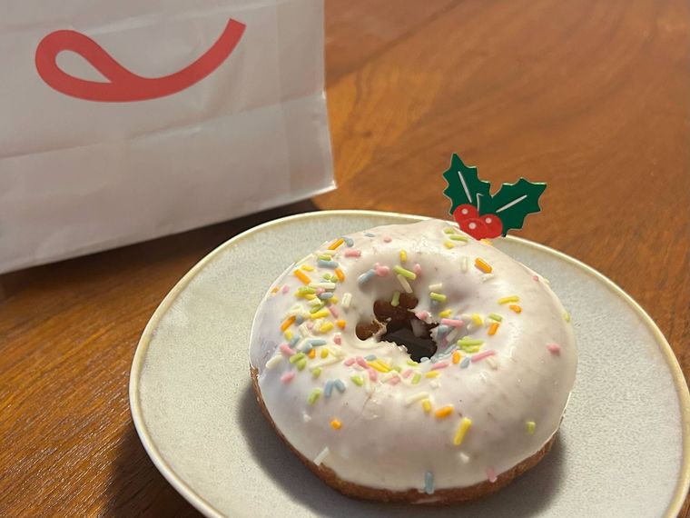 クリスマスmilkyドーナツホワイト