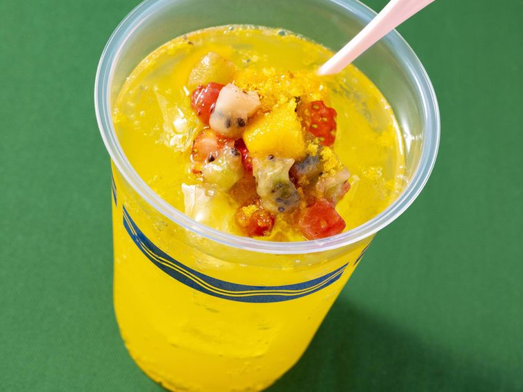 カクテルのアップ