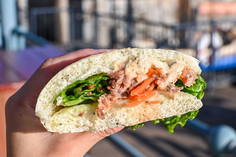 サンドイッチの断面