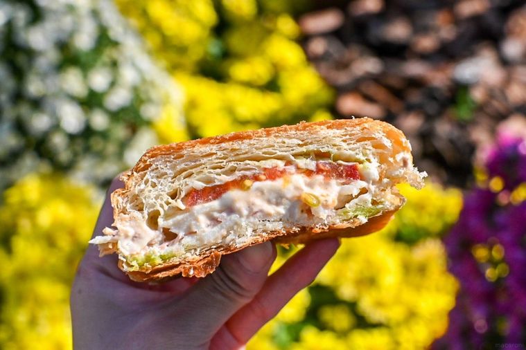 サンドイッチの断面